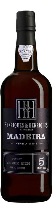 Rótulo Henriques & Henriques Madeira 5 Years Old Finest Medium Rich