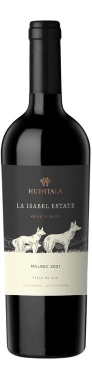 Rótulo Huentala La Isabel Estate Malbec