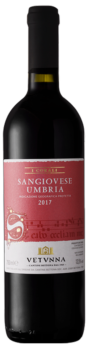 Rótulo I Corali Vetvnna Sangiovese