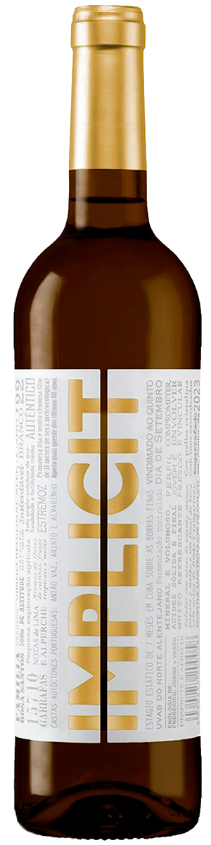 Rótulo Implicit Branco