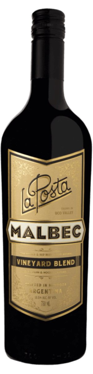 Rótulo La Posta Vineyard Blend Malbec
