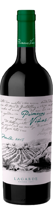 Rótulo Lagarde Primeiras Viñas Gualtallary Malbec