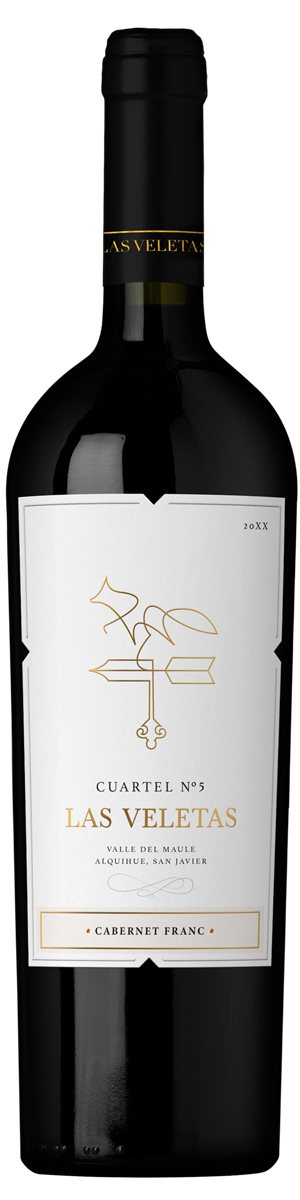 Rótulo Las Veletas Cuartel Nº5 Cabernet Franc