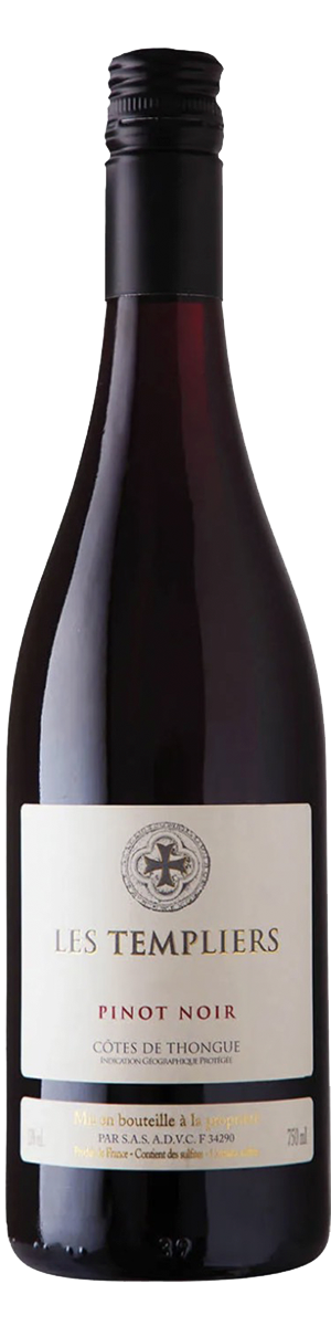 Rótulo Les Templiers Pinot Noir