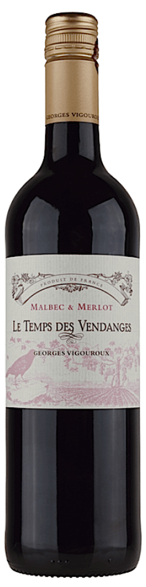 Rótulo Les Temps des Vendanges Malbec Merlot