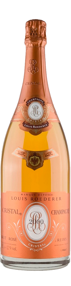 Rótulo Louis Roederer Cristal Rosé