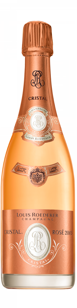 Rótulo Louis Roederer Cristal Rosé