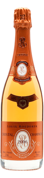 Rótulo Louis Roederer Cristal Rosé