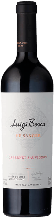 Rótulo Luigi Bosca De Sangre Cabernet Sauvignon