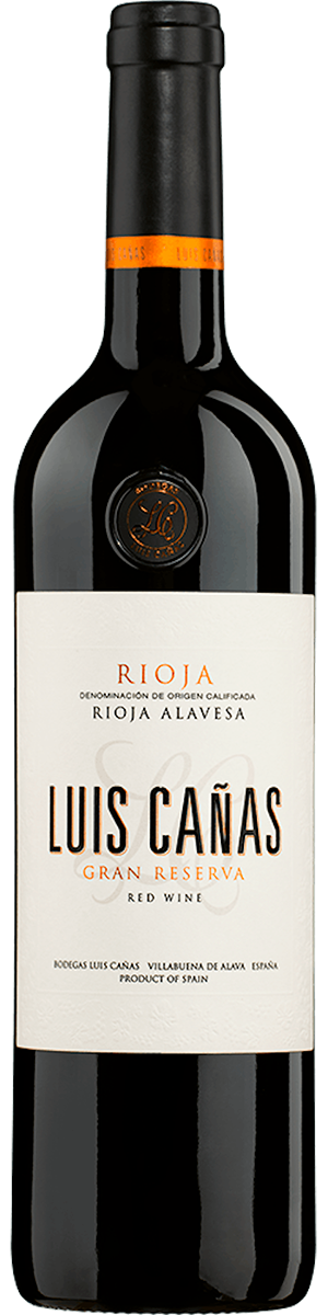 Rótulo Luis Cañas Gran Reserva