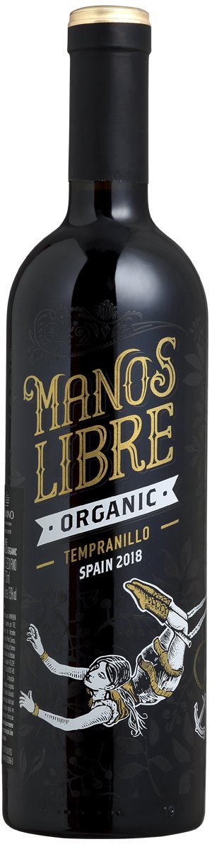 Rótulo Manos Libre Organic Tempranillo