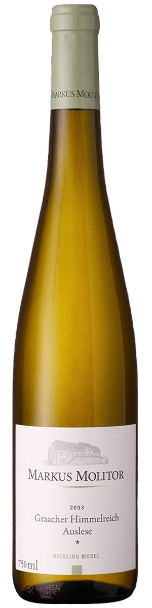 Rótulo Markus Molitor Graacher Himmelreich Auslese * Riesling