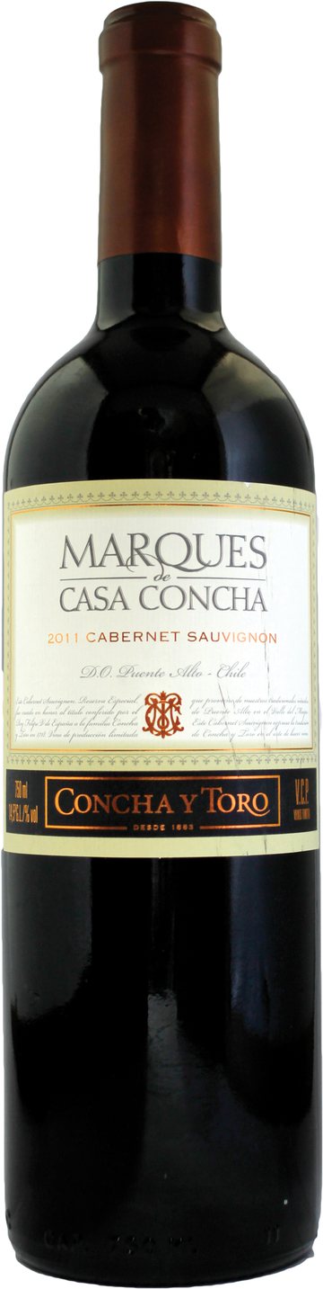 Rótulo Marqués de Casa Concha Cabernet Sauvignon