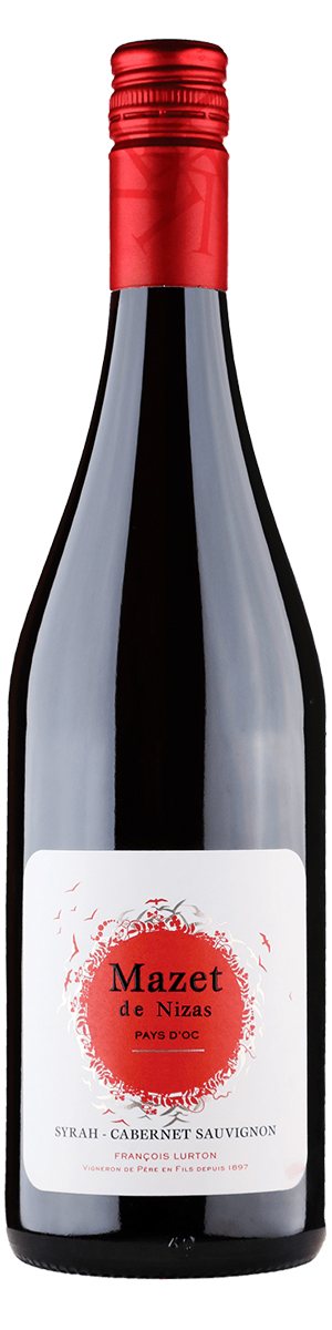 Rótulo Mazet de Nizas Syrah Cabernet Sauvignon