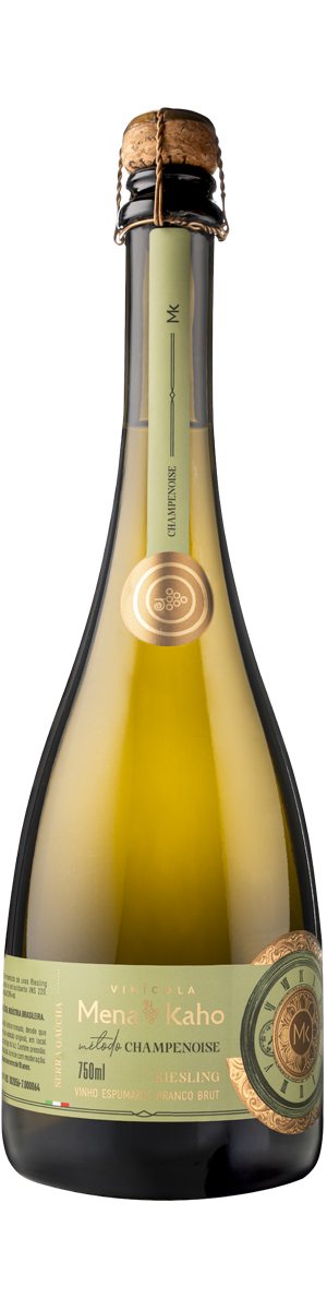 Rótulo Mena Kaho Blanc de Blanc Brut Riesling Itálico