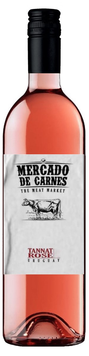 Rótulo Mercado de Carnes Rosé Tannat