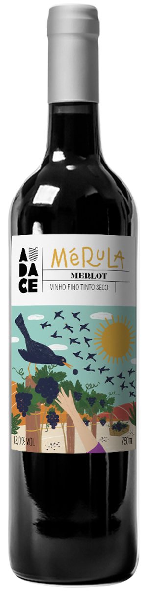 Rótulo Mérula Merlot