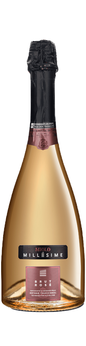 Rótulo Miolo Millesime Brut Rosé