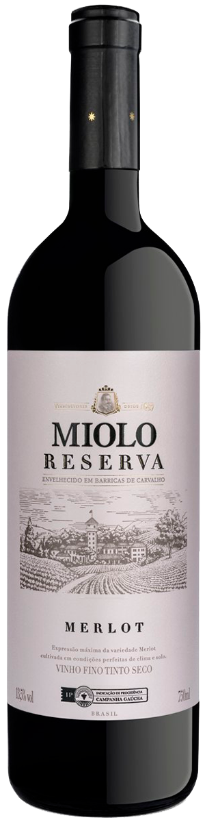 Rótulo Miolo Reserva Merlot