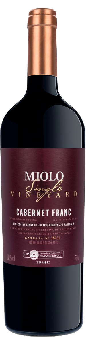 Rótulo Miolo Single Vineyard Cabernet Franc