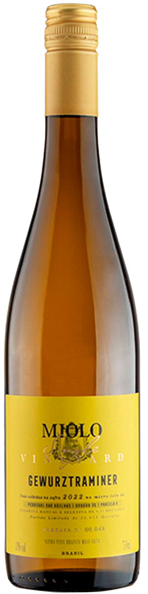 Rótulo Miolo Single Vineyard Gewürztraminer