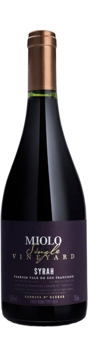 Rótulo Miolo Single Vineyard Syrah