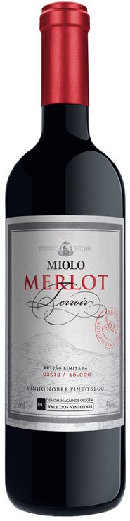 Rótulo Miolo Terroir Edição Limitada Merlot