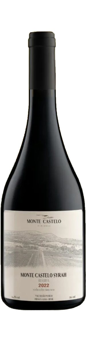 Rótulo Monte Castelo Reserva Syrah