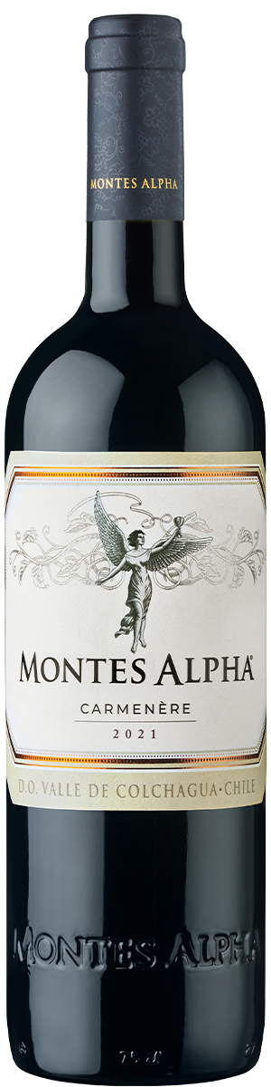 Rótulo Montes Alpha Carménère