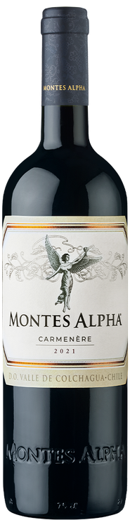 Rótulo Montes Alpha Carménère