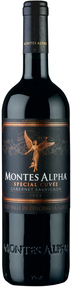 Rótulo Montes Alpha Special Cuvée Cabernet Sauvignon