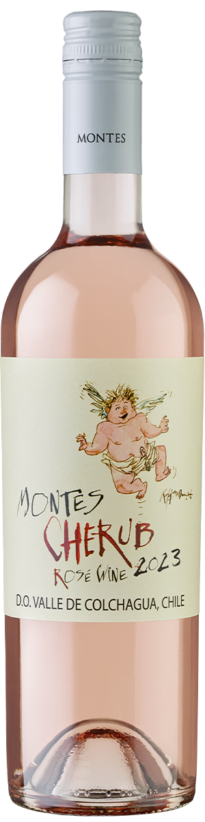 Rótulo Montes Cherub Rosé