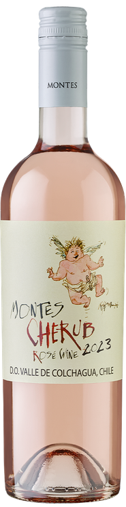 Rótulo Montes Cherub Rosé