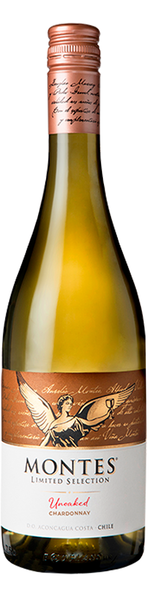 Rótulo Montes Limited Selection Unoaked Chardonnay