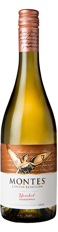 Rótulo Montes Limited Selection Unoaked Chardonnay