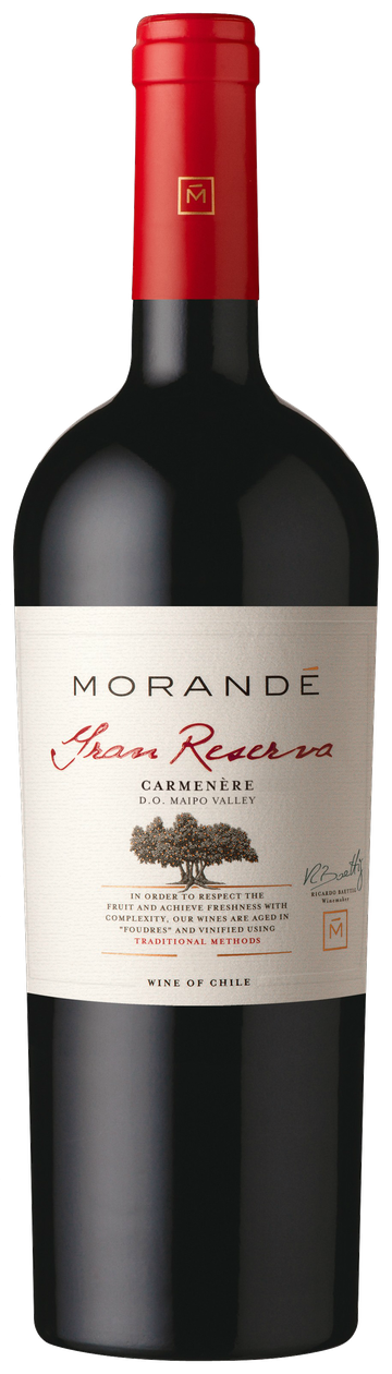 Rótulo Morandé Gran Reserva Carménère