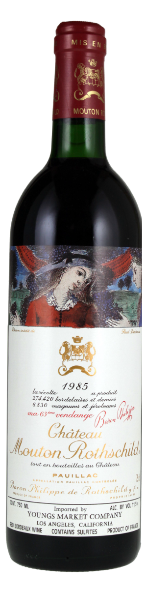 Rótulo Château Mouton Rothschild