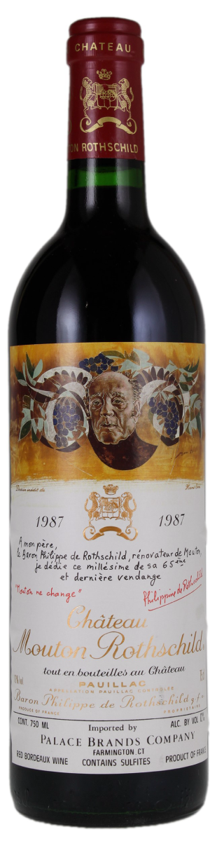 Rótulo Château Mouton Rothschild