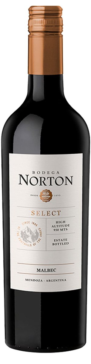 Rótulo Norton Select Malbec