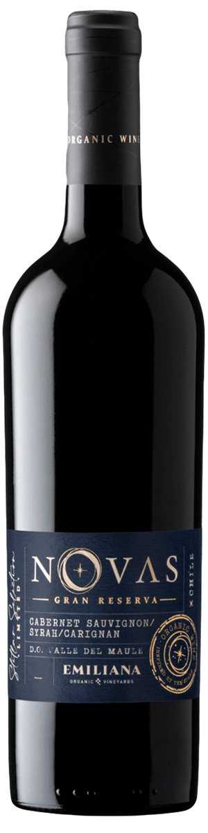 Rótulo Novas Stellar Selection Gran Reserva Cabernet Sauvignon Syrah Carignan