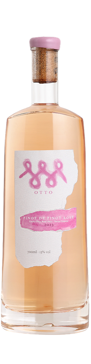 Rótulo Otto Pinot de Pinot Rosé