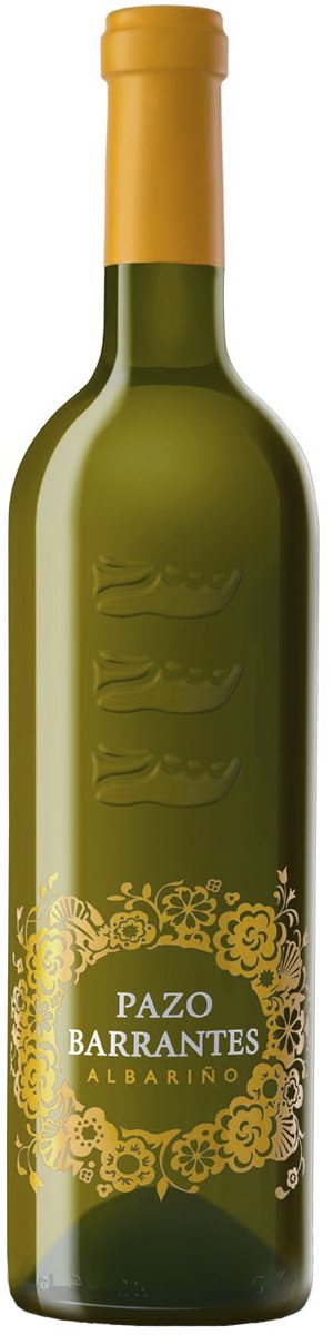 Rótulo Pazo Barrantes Albariño 