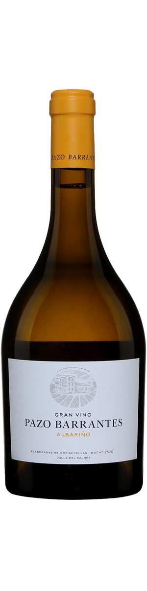 Rótulo Pazo Barrantes Albariño