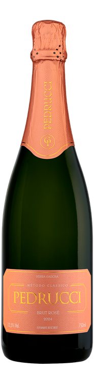 Rótulo Pedrucci Brut Rosé