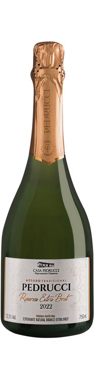 Rótulo Pedrucci Reserva Extra Brut