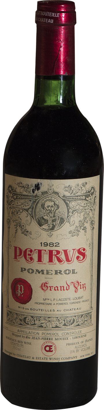 ワイン空き瓶Chateau Petrus 1982