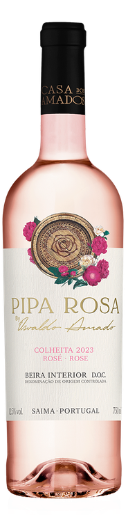 Rótulo Pipa Rosa by Osvaldo Amado Colheita Rosé