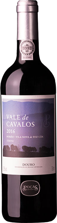 Rótulo Poças Vale de Cavalos Tinto