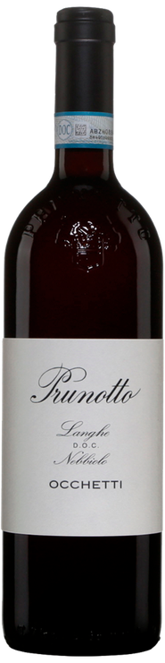 Rótulo Prunotto Occhetti Langhe Nebbiolo