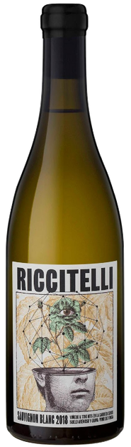 Rótulo Riccitelli Vino de Finca de la Carrera Sauvignon Blanc